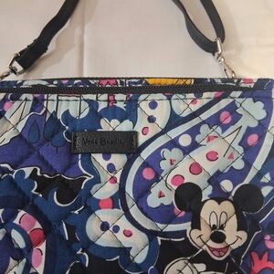 Vera Bradley Blue and Pink Disney Mickey Mouse Crossbody Bag Purse